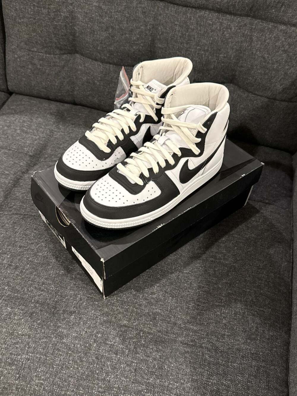 6M / 7.5W - Comme des Garcons Homme Plus x Nike Terminator High SP Black White